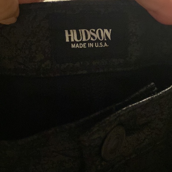 NWT: HUDSON Nico Super Skinny Coated Skinny Pants - Picture 6 of 7